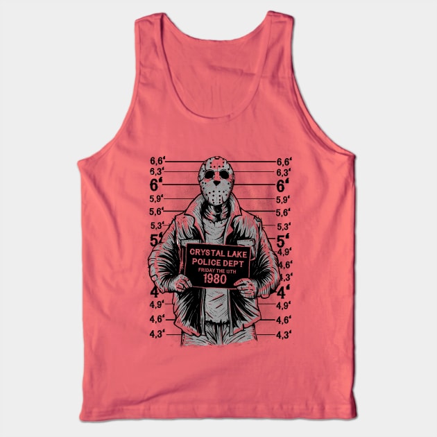 Jason Mugshot Tank Top by DFR